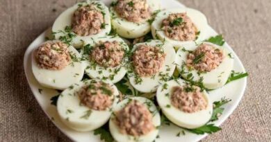 Receta Keto: Huevos rellenos de atún y mayonesa
